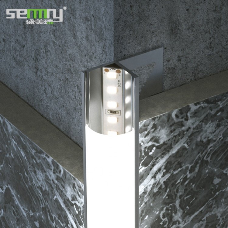 Angle Trim Edge Aluminum Profile Light For Decorations Edging Aluminum Led Strip Profiles