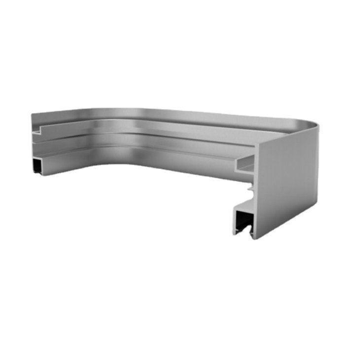 Customization Circle Curve Linear Rail Aluminium Alloy Bendable Flexible Round LED Profile for Ceiling