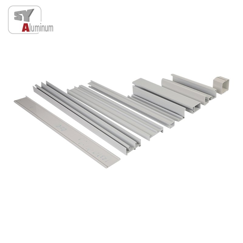 South Africa market selling well interlocker anodized champagne aluminum profile
