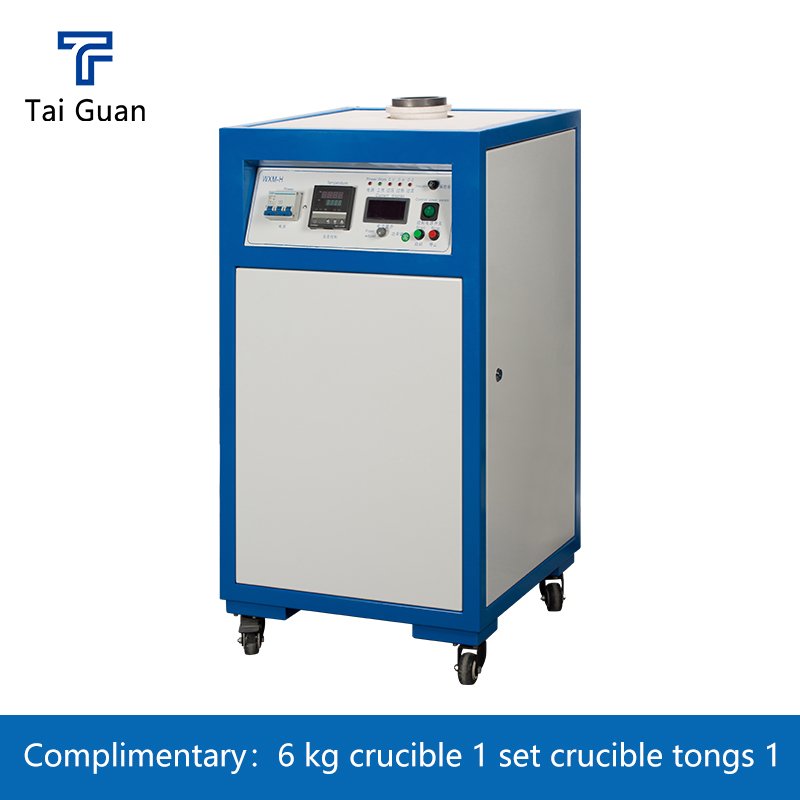 Ingots Melting Aluminum Scrap Melter Cabinet type 6 kg 380V For Sale