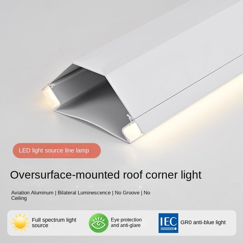 Alu Alloy 6063 Accessories Extrusion Housing Channel Diffused Cover For wardrobe wall Lighting Strip Led Aluminum Profiles