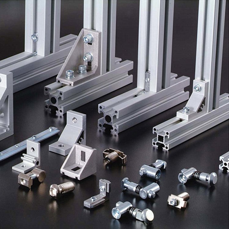 100 Series Silver Linear Rail Guide Frame 100*100 T-Slot Aluminium Extrusion Profile European Standard Anodized