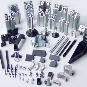 100 Series Silver Linear Rail Guide Frame 100*100 T-Slot Aluminium Extrusion Profile European Standard Anodized