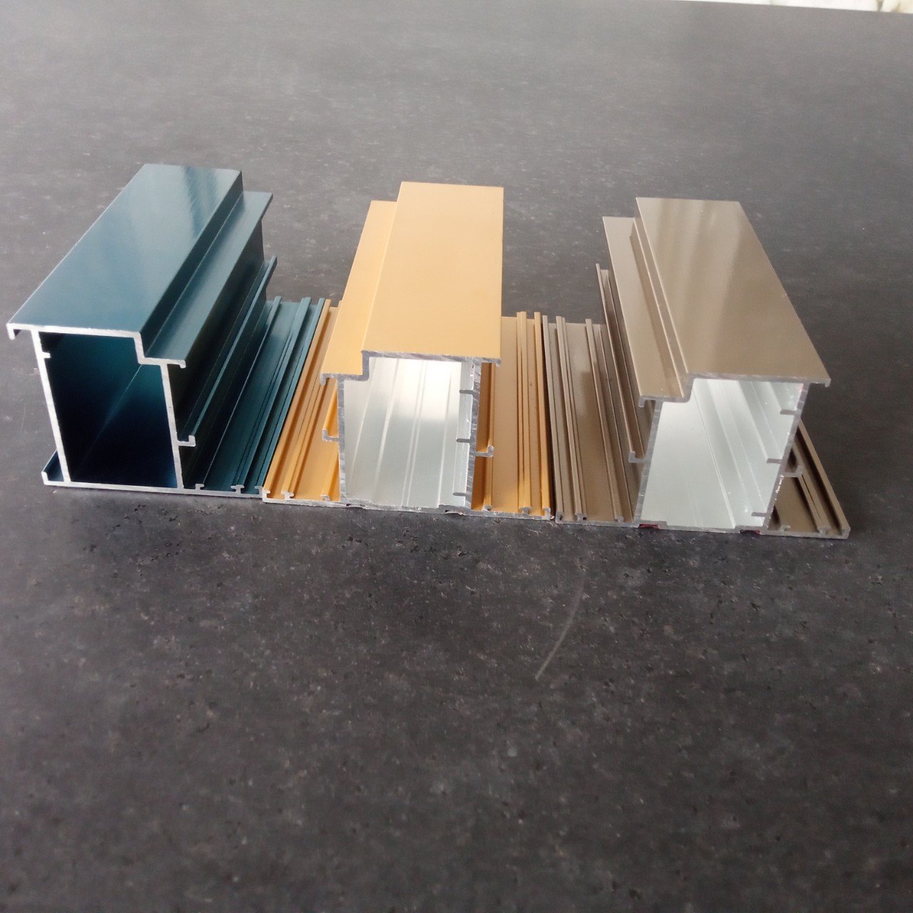 Aluminium anodised extrusion profile window door frame profile 6000 serious aluminium grade Vietnam aluminium