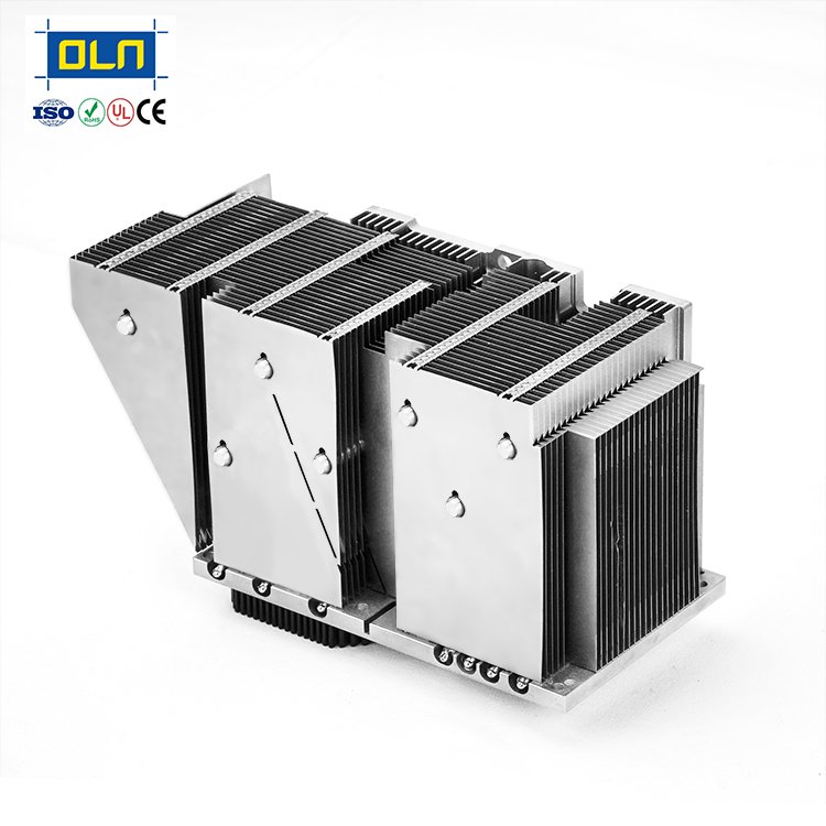 CNC Industrial Aluminum Profile zipper heat sinkbuckle made server water cooler heat sink with pipe copper aluminum heat sink