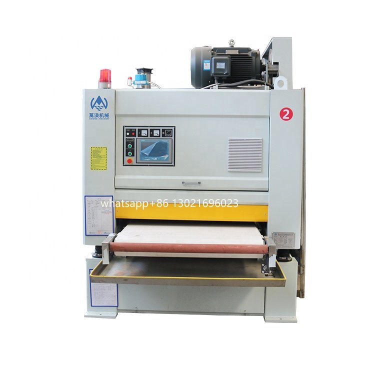 Automatic Wide Belt Sander Water Wet Aluminium Stainless Steel Sanding Machine Flat Plane Polishing Grind Machines