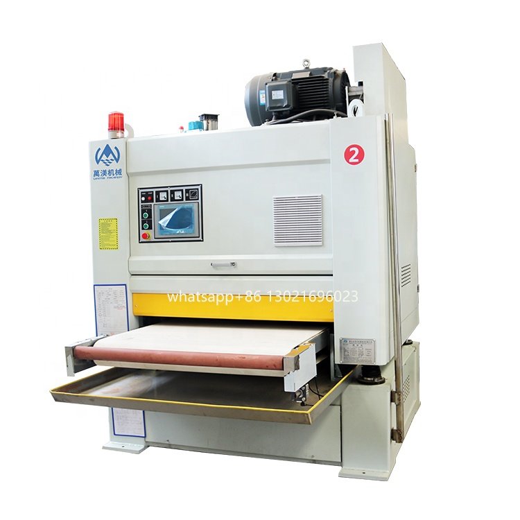 Automatic Wide Belt Sander Water Wet Aluminium Stainless Steel Sanding Machine Flat Plane Polishing Grind Machines