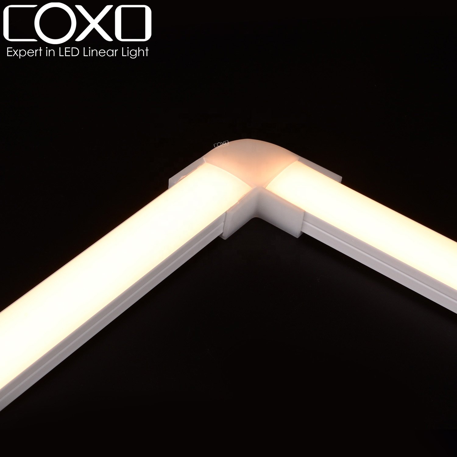 Connector for aluminum profile easy use plastic connector for led aluminum profile