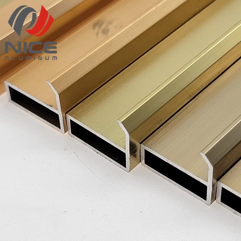 Factory Supply Customized Cutting Aluminum F Profile H Profile J Profile Window and Door Frame
