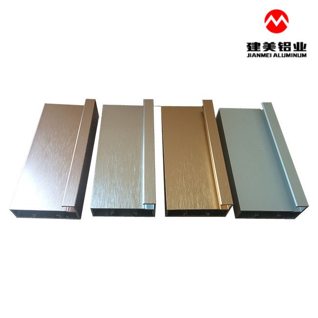 Factory Modular wall hanging kitchen cabinet aluminum profile
