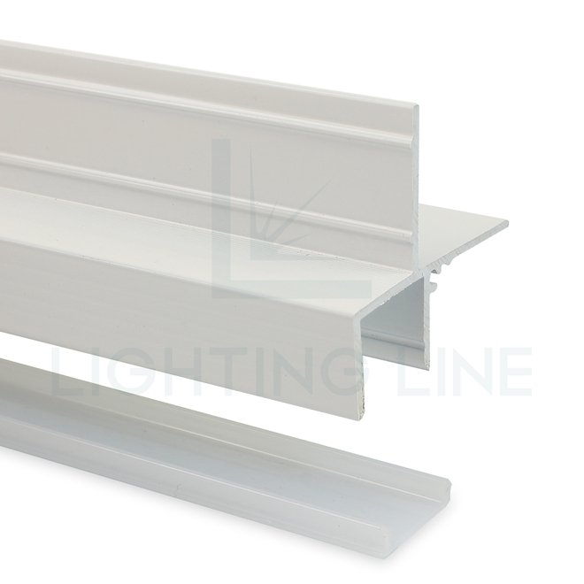 Good Cost Performance Lithuania Led Strip Aluminium Profile For Plasterboard 54x14mm