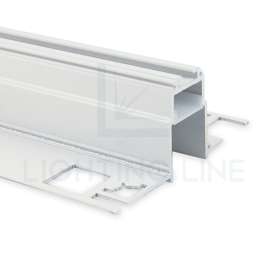 Excellent Cost Performance 72x31mm White Painted Led Strip Led Strip Aluminium Profile For Plasterboard