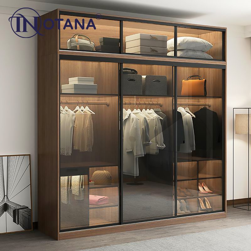 Aluminium profiles for furniture used in the wardrobe door frame black surface profiles SA-08