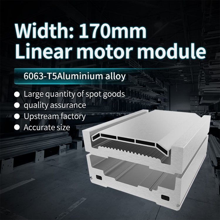 170 linear motor module aluminum profile linear sliding table automatic mechanical motion slider guide rail customization