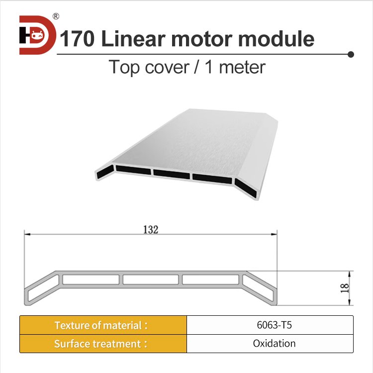170 linear motor module aluminum profile linear sliding table automatic mechanical motion slider guide rail customization