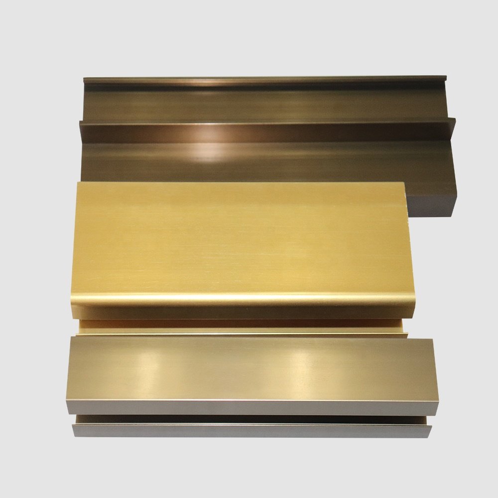 China supplier lower price E-shape profile 6063 extrusion hollow aluminum profile for windows and doors in Middle East Market