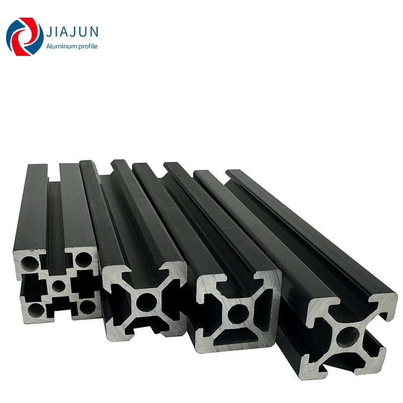 Industrial Aluminum profile 2020N2 Black aluminum profile 20X20 automatic slide aluminum DIY fish tank frame