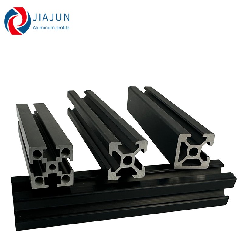 Industrial Aluminum profile 2020N2 Black aluminum profile 20X20 automatic slide aluminum DIY fish tank frame