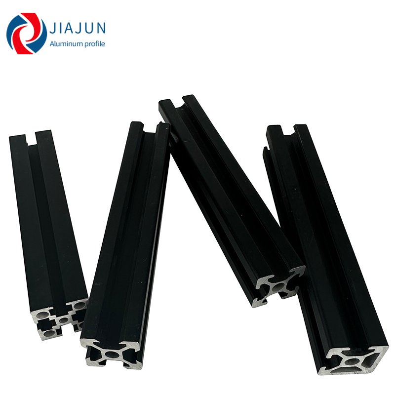 Industrial Aluminum profile 2020N2 Black aluminum profile 20X20 automatic slide aluminum DIY fish tank frame