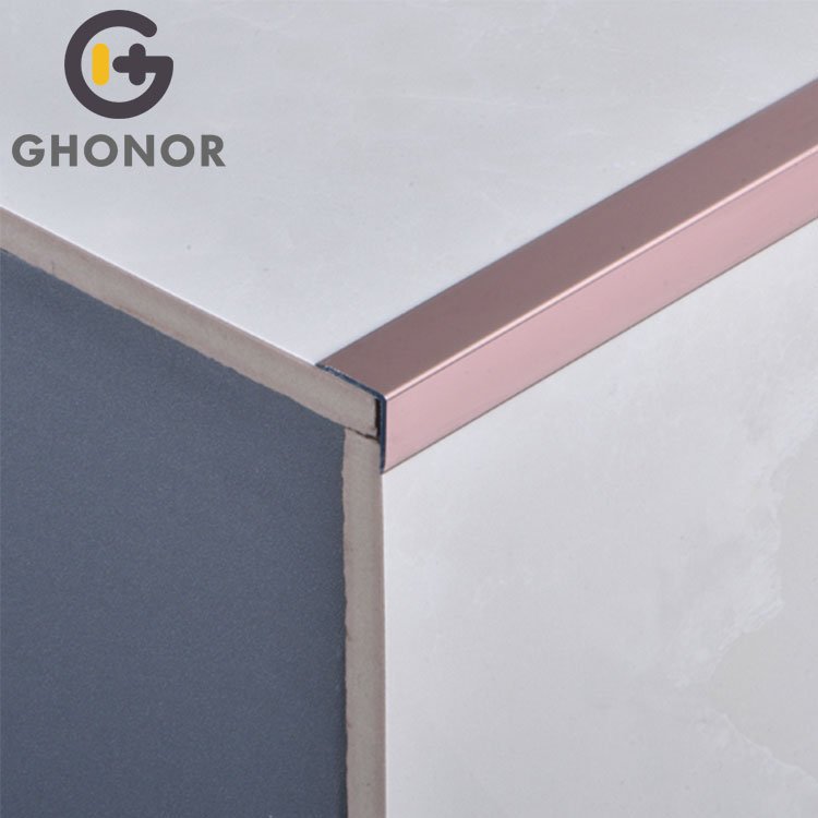 Top Quality Convex Side Aluminum Alloy Edge Profile for Tile Trim