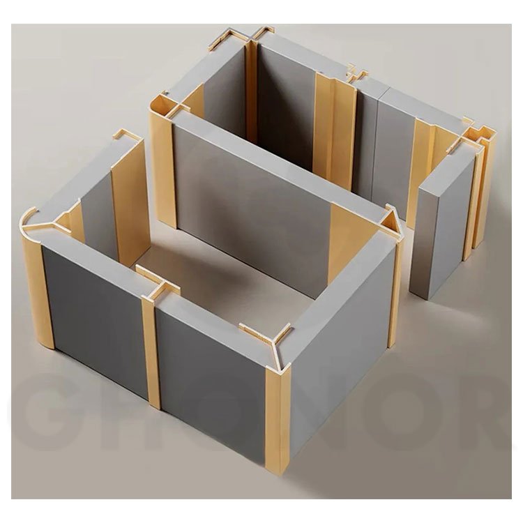 Guangdong Aluminium Extrusion Profiles Channel H Profile in Guangzhou Port