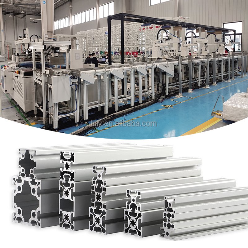 6063 6005-T6 Aluminum Extrusion 100x100 T-slot Aluminum Profile