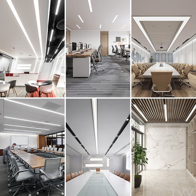 B200C High quality square 25*25mm led aluminum profile extrusion aluminium profile for led linear lighting