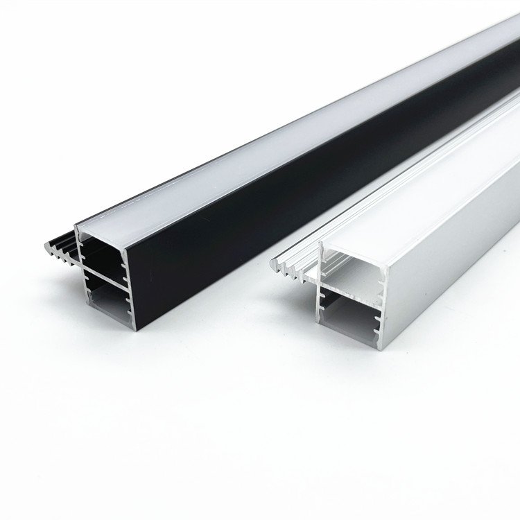 Customized cabinet Led lighting aluminum alloy profiles Extruded housing channel Led strip lamp aluminum profiles