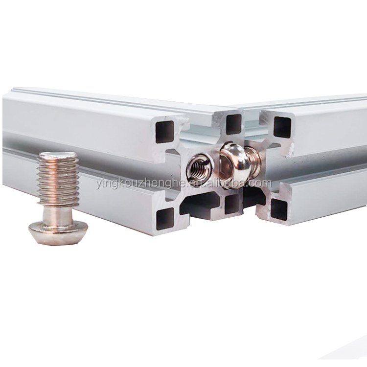 Anodized assembly work 2020 t slot bosch machined extrusion aluminum profile