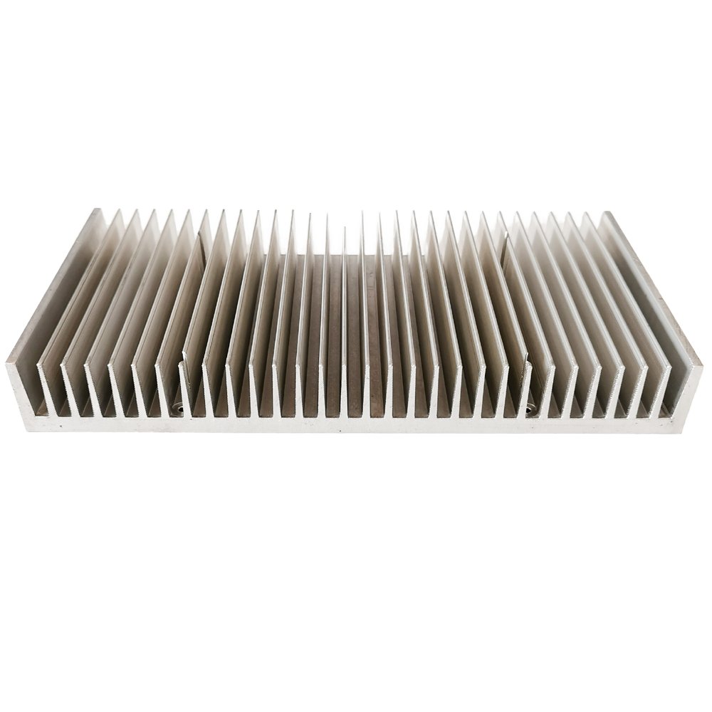 Large Aluminum Extruded Heat Sink 301(W)*40(H)*150(L)mm 6063 T5 Custom Heatsink