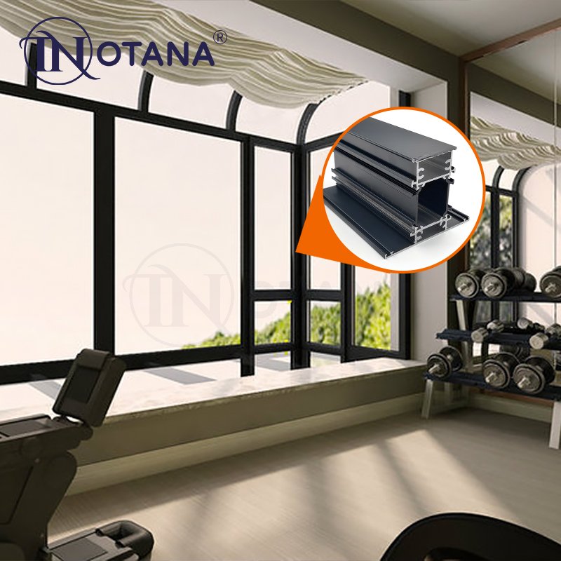 Aluminum profiles window sections door frame custom extrusions aluminum profile China factory