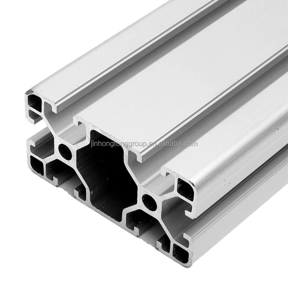 Factory Customization Anodized Industrial Aluminum 6063 Aluminum Profile 40*80 T Slot Aluminum Extrusion Profile
