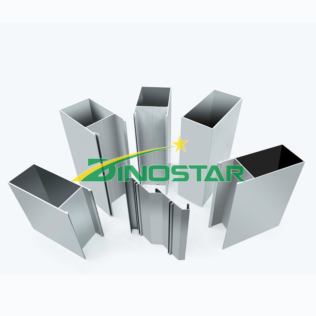 aluminum profiles, solar aluminum bars, square aluminum bars.... Quality and reputable products at DINOSTAR aluminum factory