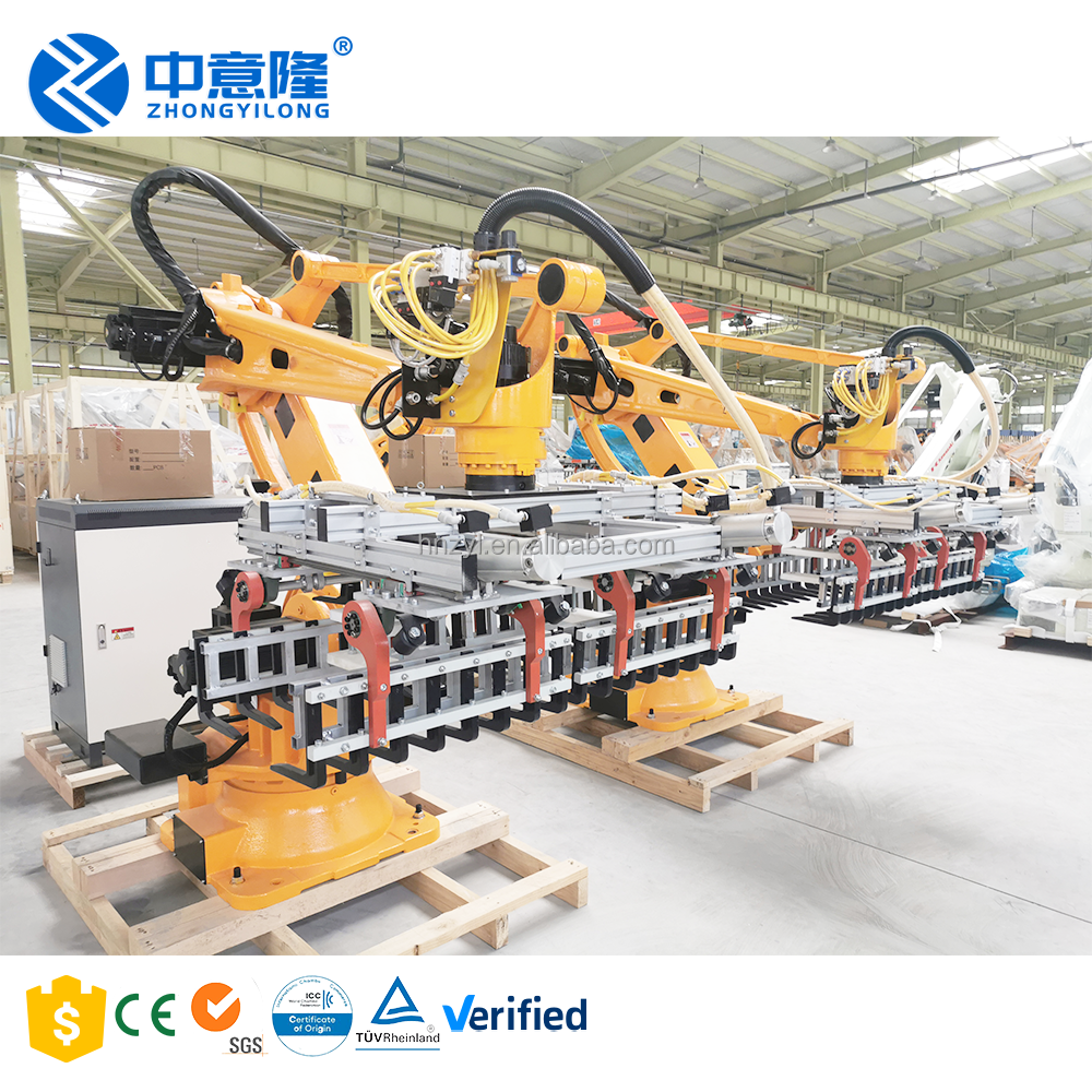 Automatic Industrial Small Economic Cost Save Type Automatic Robotic Box Palletizer servo Palletizer Machine Bags Electric