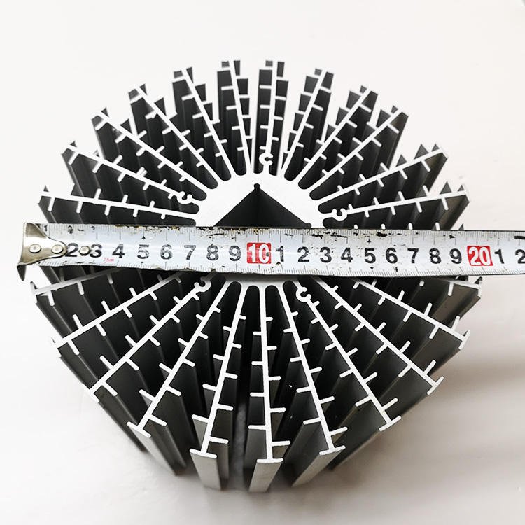 High quality aluminum radiator with fast heat dissipation and no noise can be customized
