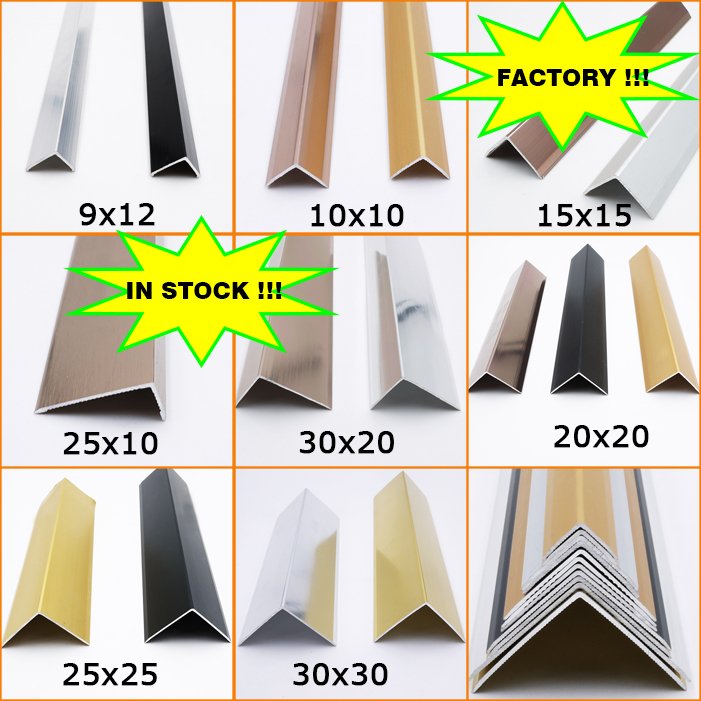 LENWA Factory in Stock Fast Delivery T Aluminum Profile for Home Decoration with Multi Sizes.