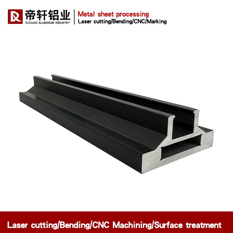 Customized black aluminum profile with factory price