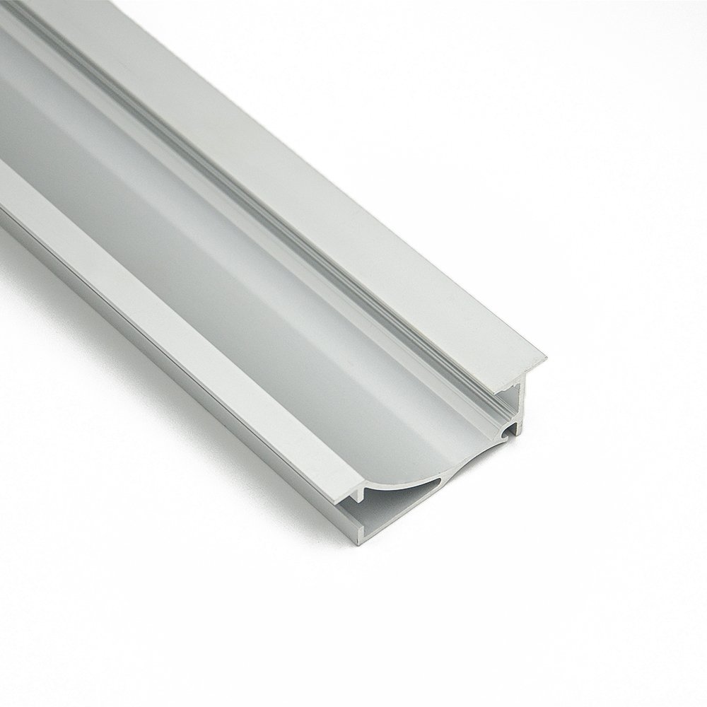 New design 45 degree corner aluminum profile led strip light aluminum profile for led strip lighting led recessed channel