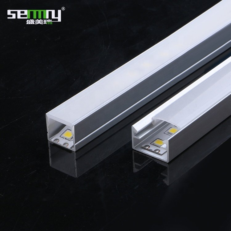 Custom Aluminum Led Profiles Light For Corner Channels Extrusions LED Wall Trim Strip Cove Lighting