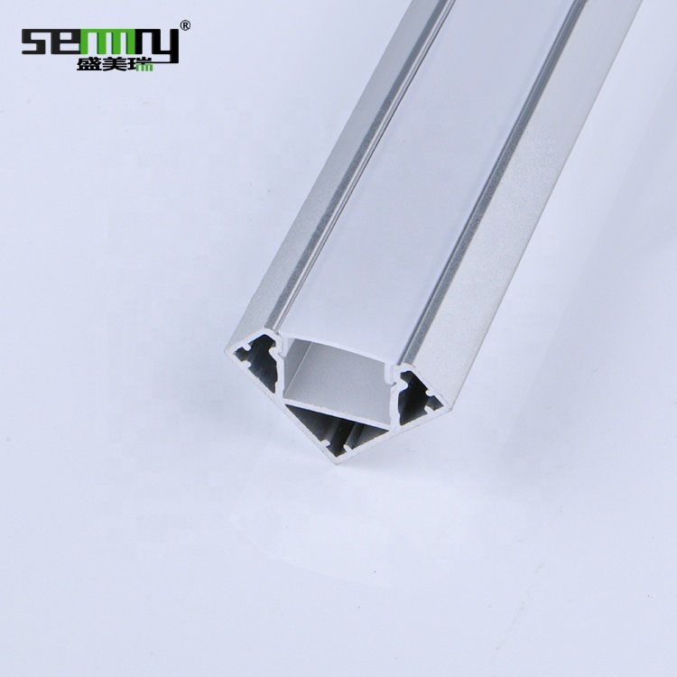 Custom Aluminum Led Profiles Light For Corner Channels Extrusions LED Wall Trim Strip Cove Lighting