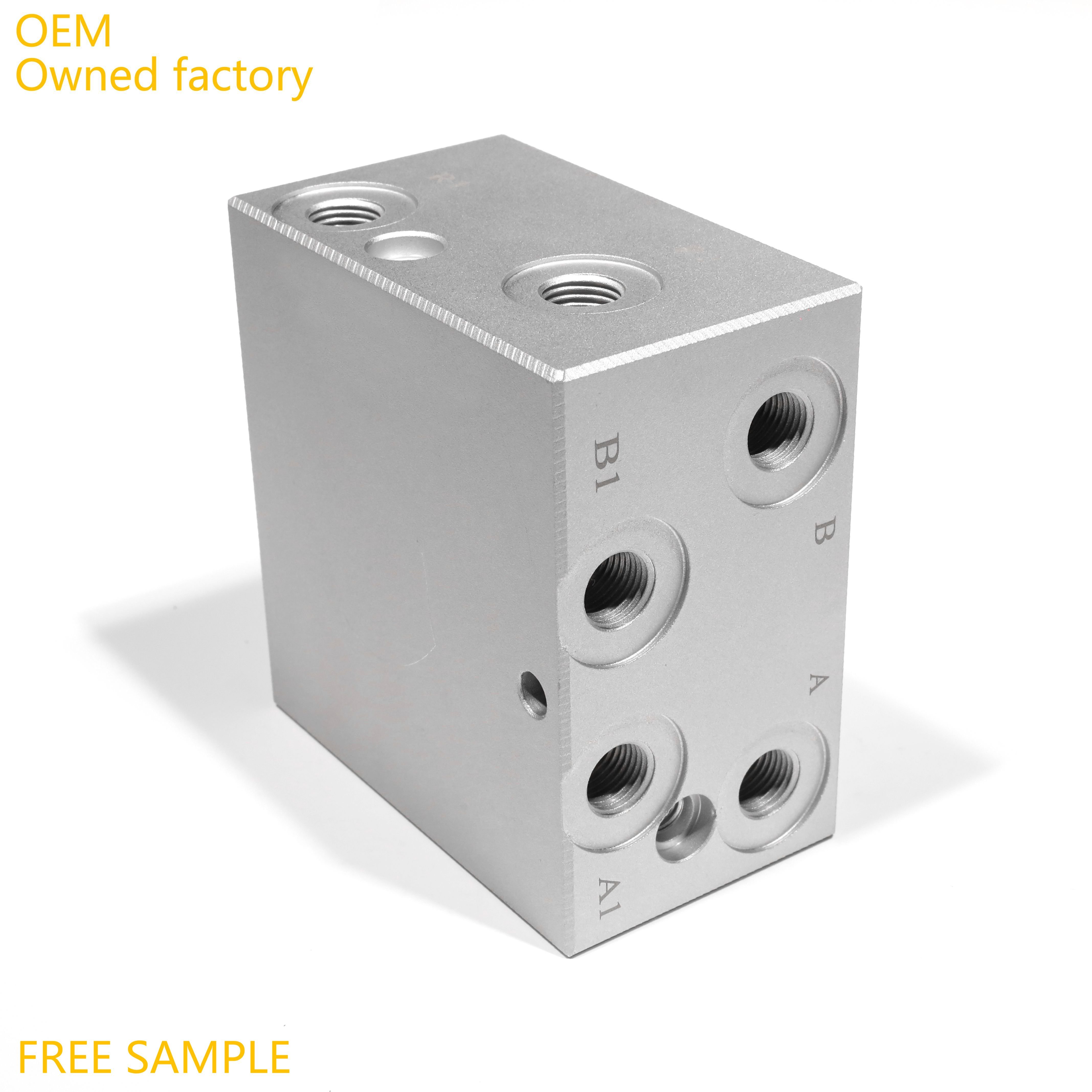 Hydraulic valve Nodular cast iron45 Aluminium ingot steel Ductile iron Construction machinery hydraulic valve Manifold Block