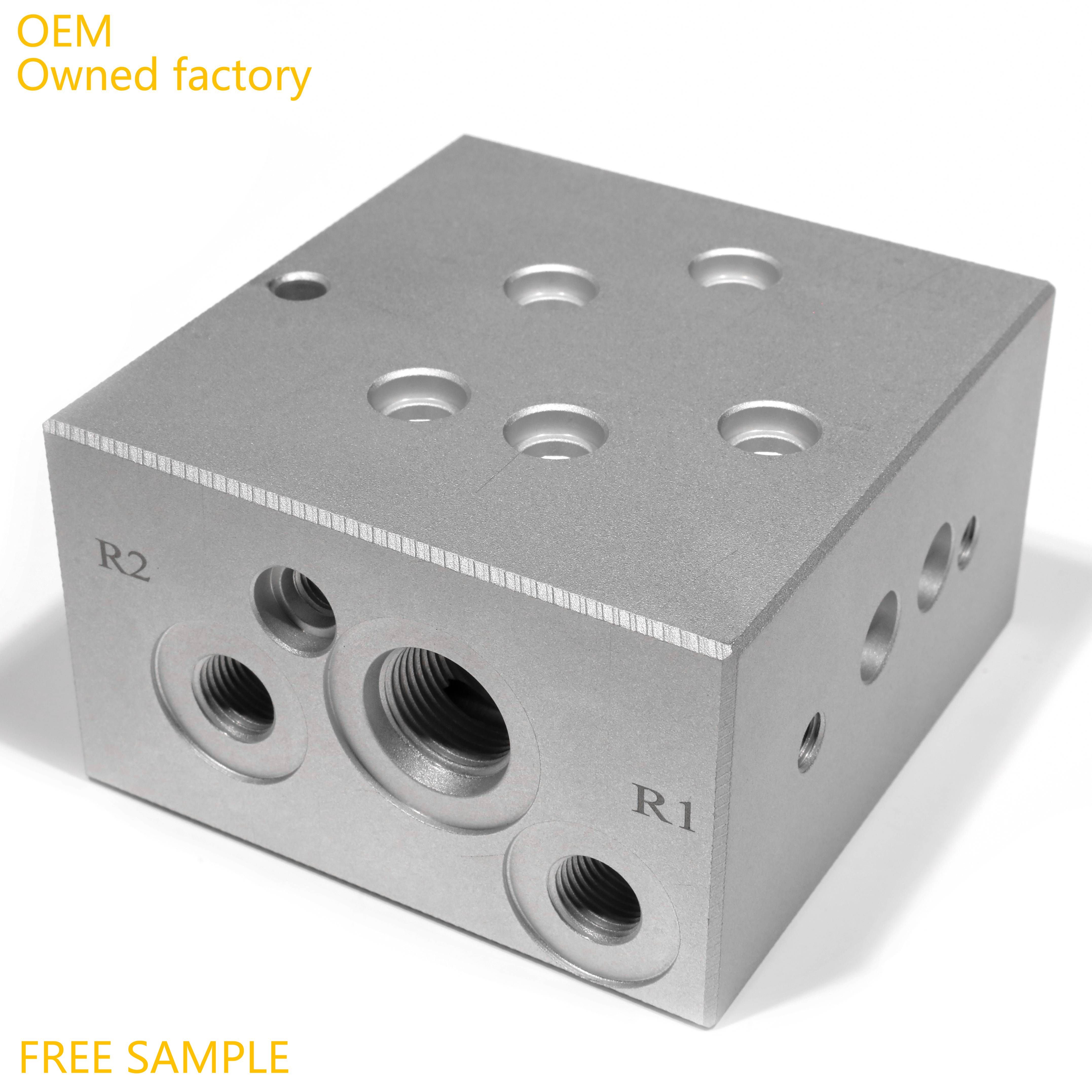 Hydraulic valve Nodular cast iron45 Aluminium ingot steel Ductile iron Construction machinery hydraulic valve Manifold Block