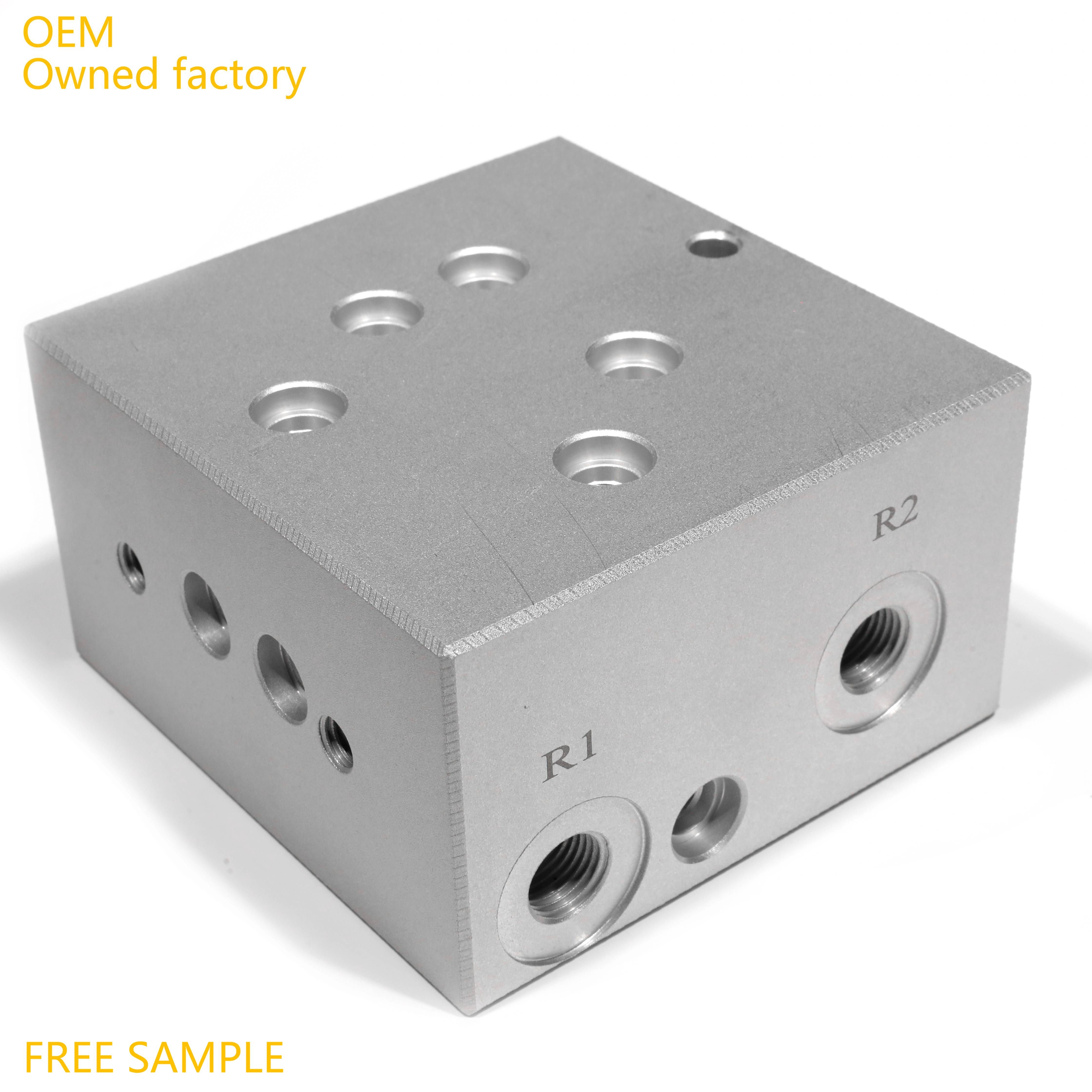 Hydraulic valve Nodular cast iron45 Aluminium ingot steel Ductile iron Construction machinery hydraulic valve Manifold Block