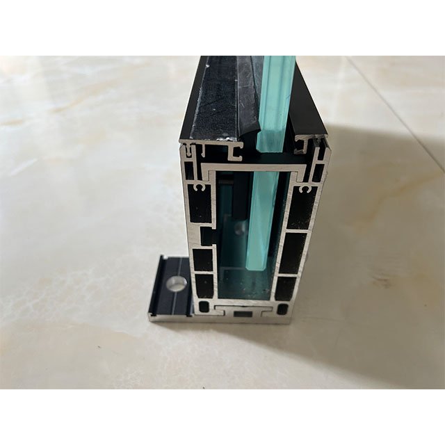 Drainage Aluminium balustrade Manufacturer Supply Powder Coated Anodized Aluminum Profile for Balcony Glassing