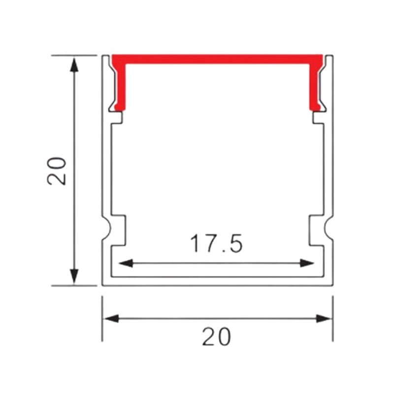 2020 No border Led Strip Aluminum Profile LED Strip Aluminum Profile Line Light Cabinet Light Closet Light LED cabinet line lamp