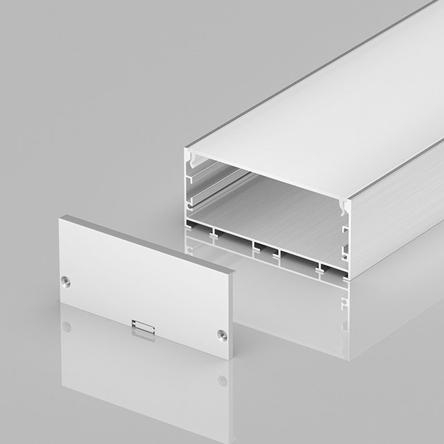 B80 ZhongShan Factory specialized customize anodised extruded aluminium profile For Slim LED Strip light aluminum profiles l
