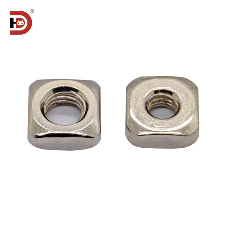 Aluminum fittings fastening nut square carbon steel aluminum profile special nut M4M5M6M8 nut