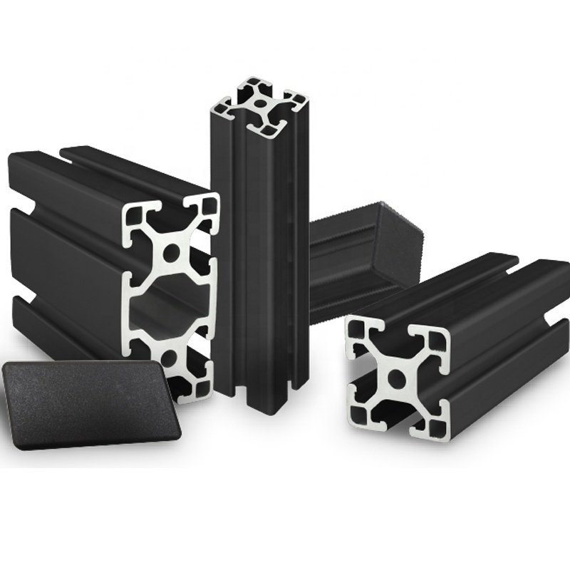 6005 t5 anodized 2020 4040 3030 4080 profile of aluminum tslot extruded 40x80 4080 t slot aluminum extrusion profile