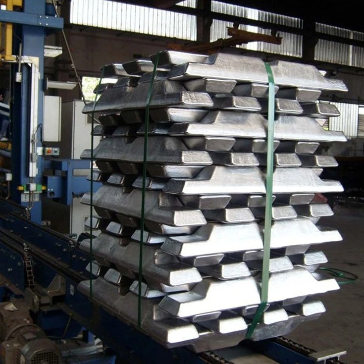 Wholesale Exporter Aluminium Alloy Zinc Ingot Aluminum Ingot 99.995% Aluminium Alloy Ingot With Top Quality