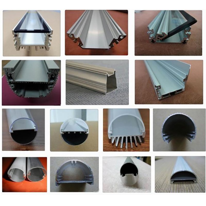 cnc machining color anodized extruded led linear channel diffuser light box aluminum profile for hotel wall decoration